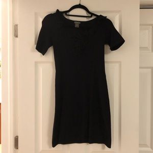 Ann Taylor Petite Black sweater dress